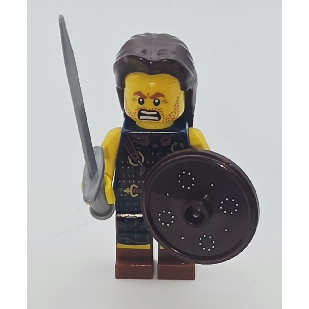 LEGO Series 6 Minifigure Highland Battler 100% Complete CMF col082 Scottish 8827